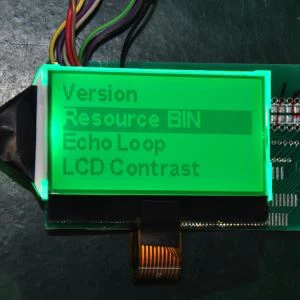 Giallo-verde 128x64 Lcd