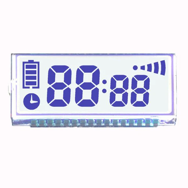 Display a 4 cifre LCD a 7 segmenti LCD monocromatico Connessione PIN